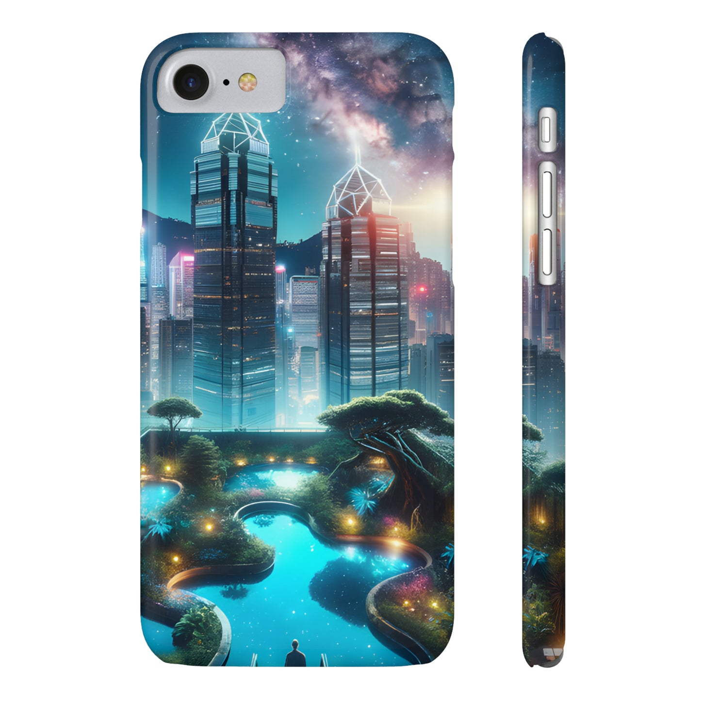 Luminosity Garden-Slim Phone Cases