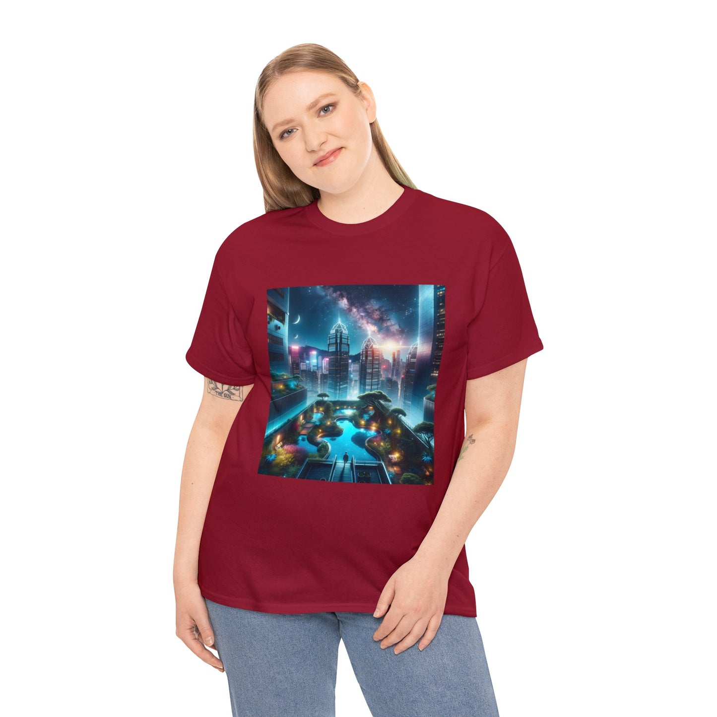 Luminosity Garden-Unisex Heavy Cotton Tee