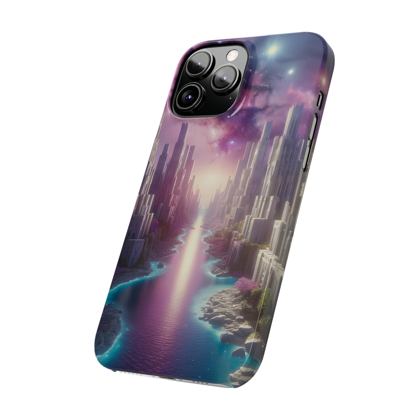 Marble Dreams-Slim Phone Cases