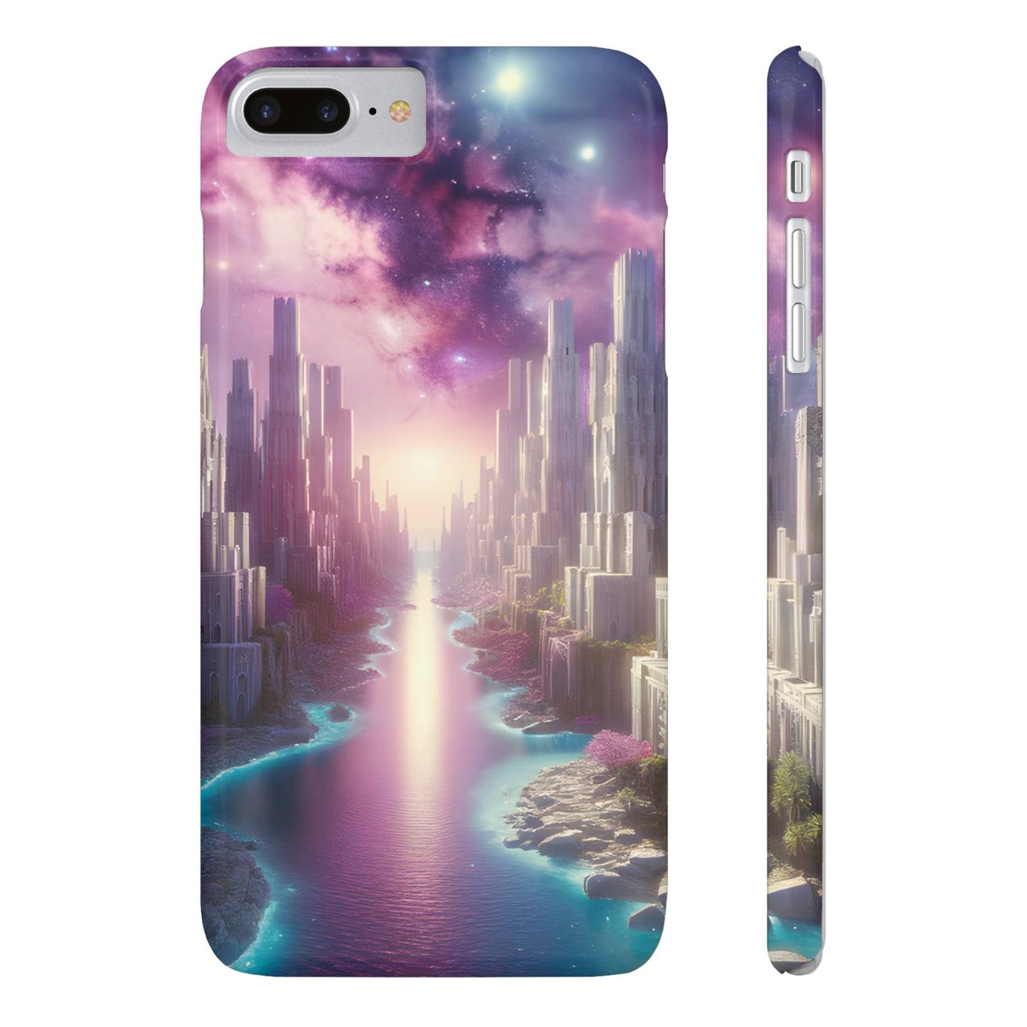 Marble Dreams-Slim Phone Cases