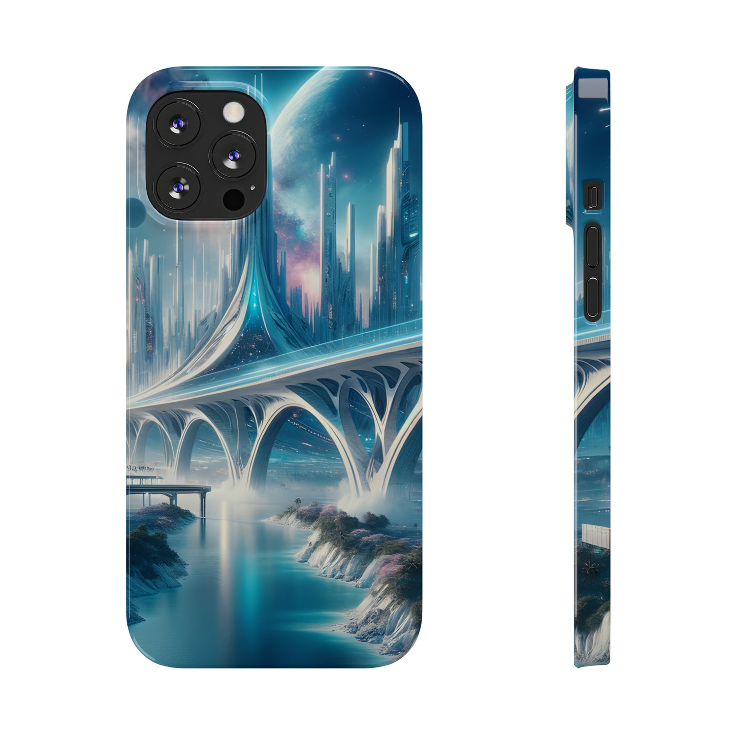 Stellar Marbles-Slim Phone Cases