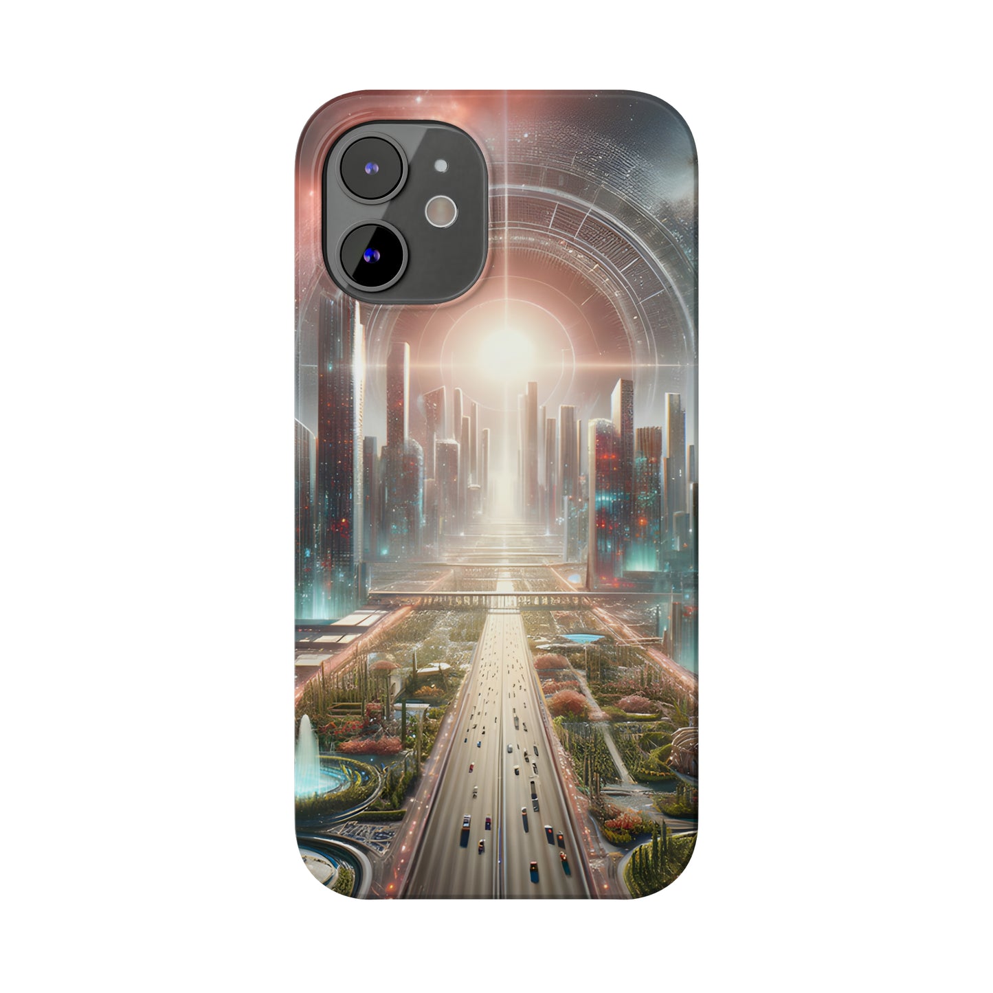 Vegas Vortex-Slim Phone Cases