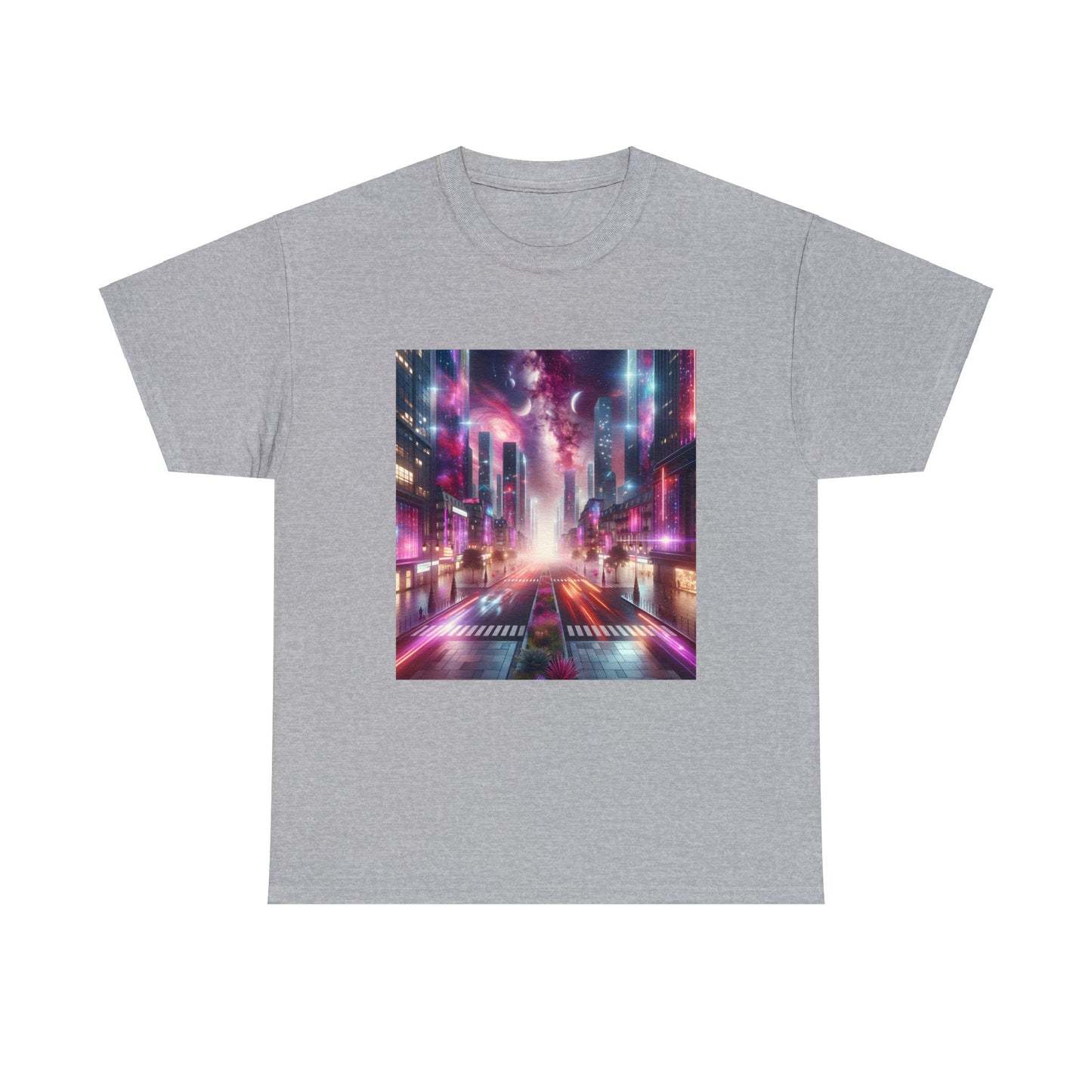 Paris Nightfall-Unisex Heavy Cotton Tee