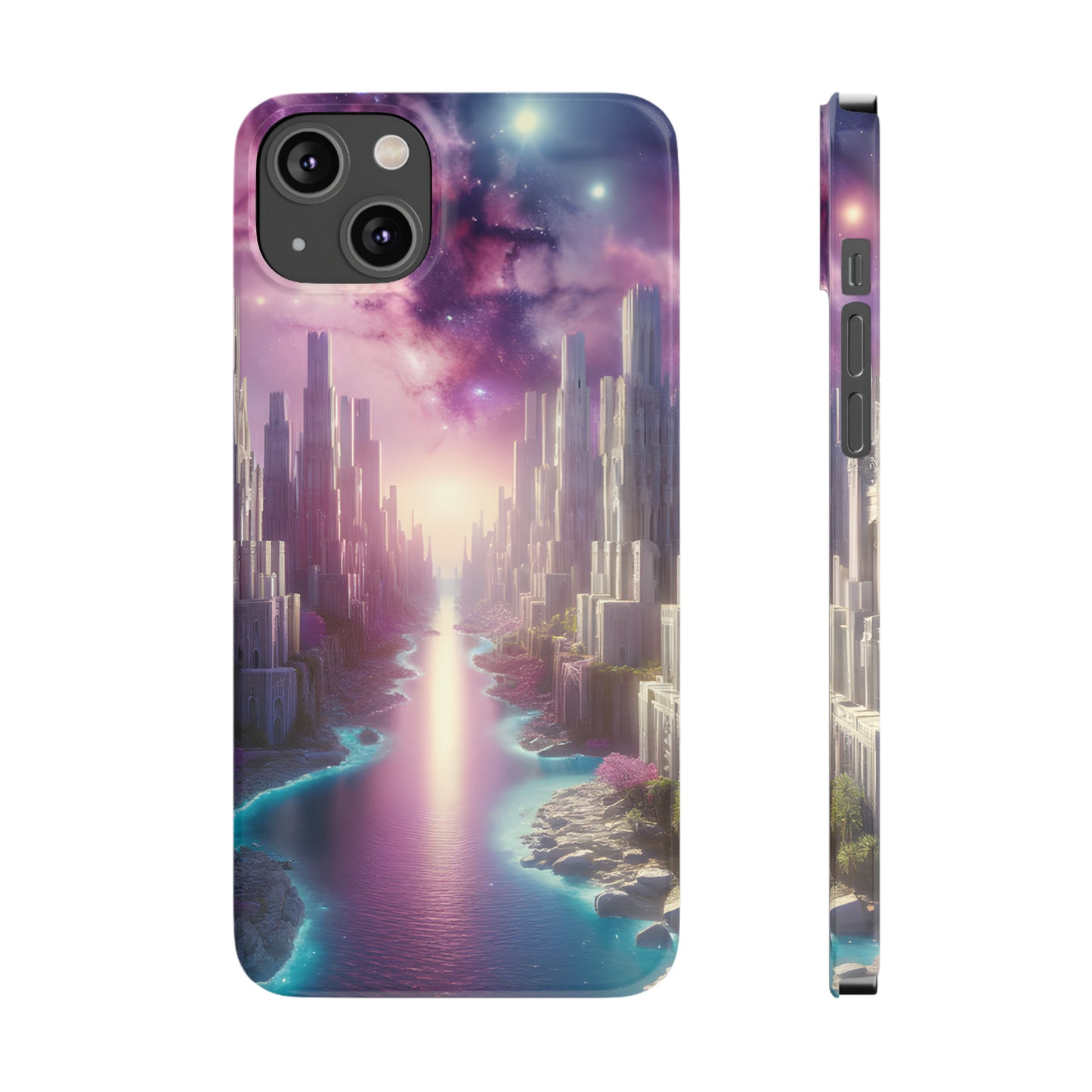 Marble Dreams-Slim Phone Cases