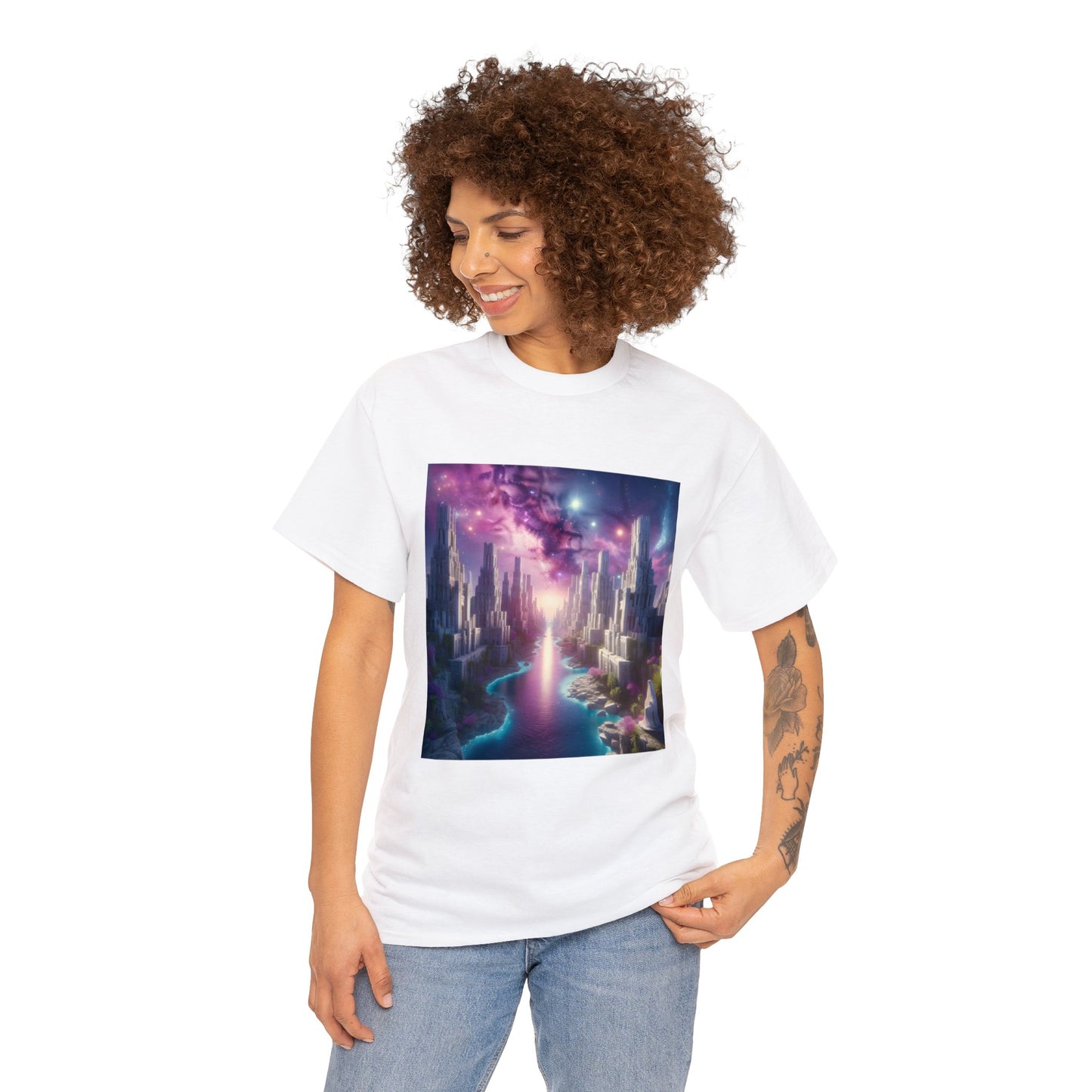 Marble Dreams-Unisex Heavy Cotton Tee