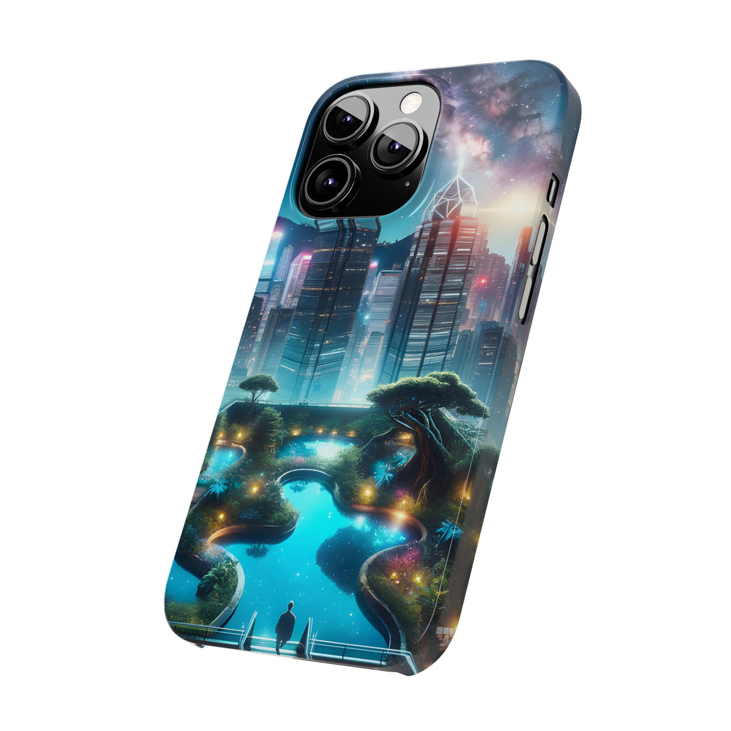 Luminosity Garden-Slim Phone Cases