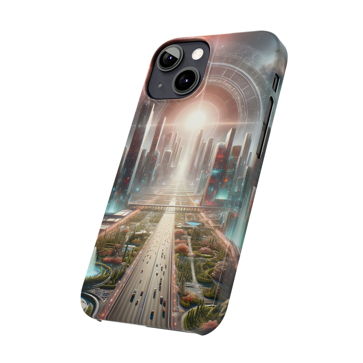 Vegas Vortex-Slim Phone Cases