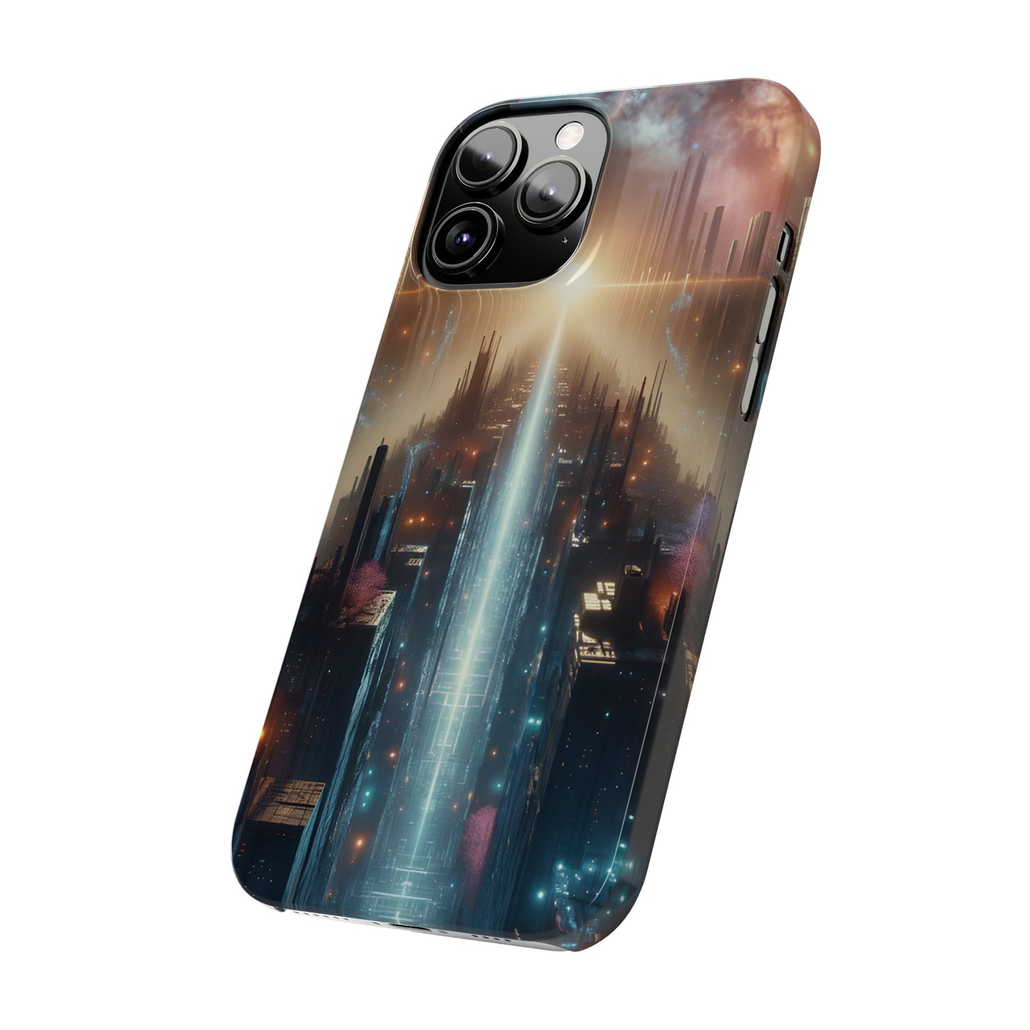 MysticScape or KaleidoSpires-Slim Phone Cases