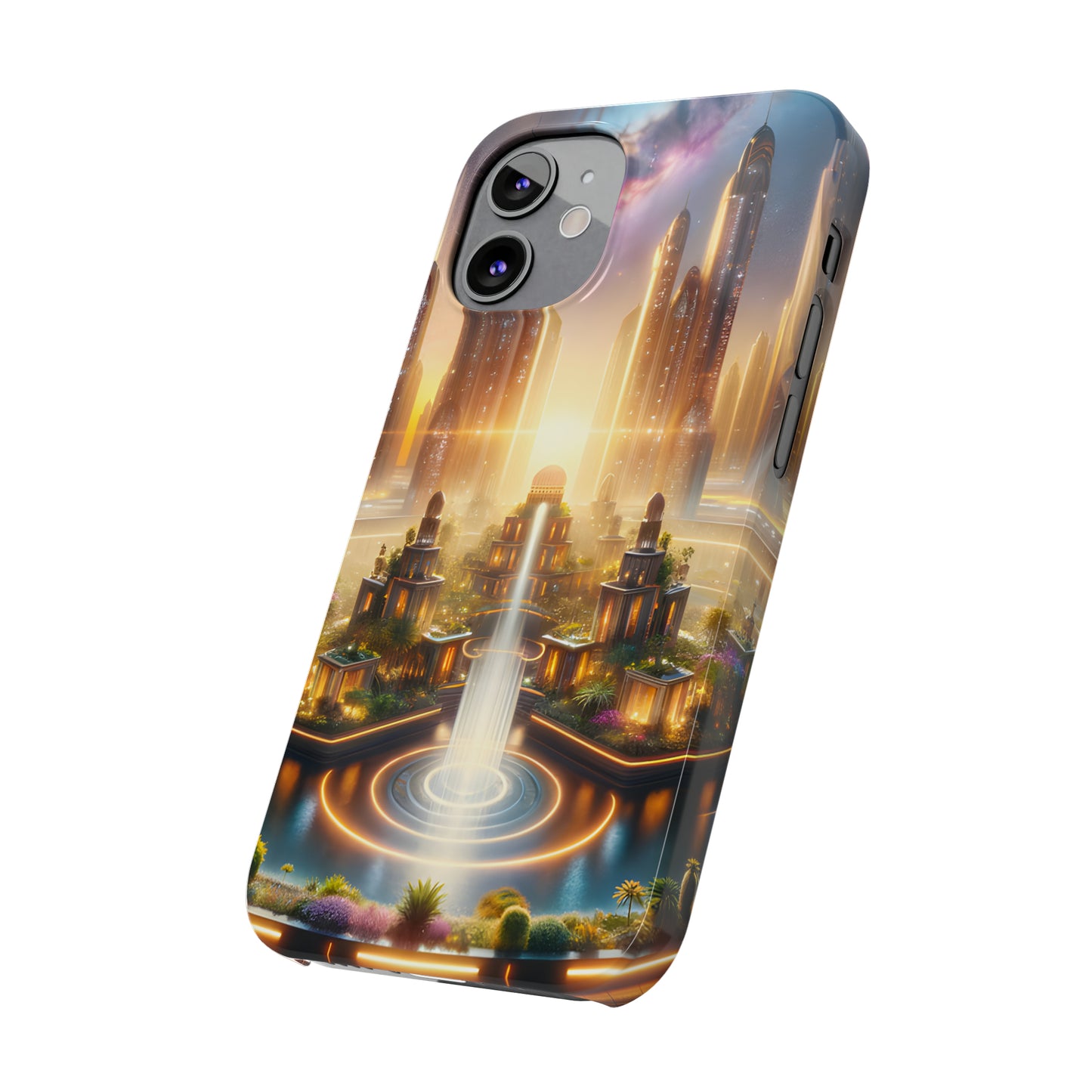 Nebula Gardens-Slim Phone Cases