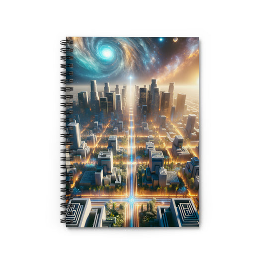 Luminaris Marbleus-Spiral Notebook - Ruled Line