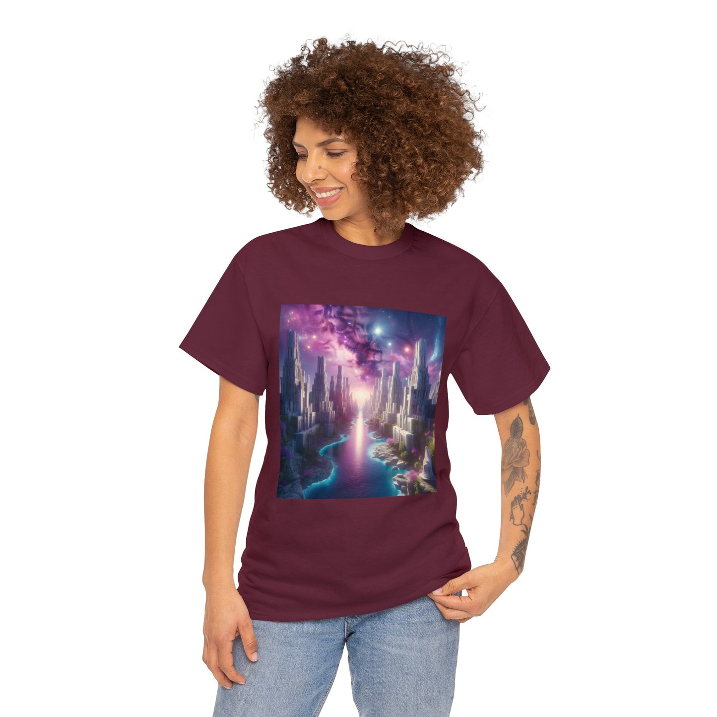 Marble Dreams-Unisex Heavy Cotton Tee