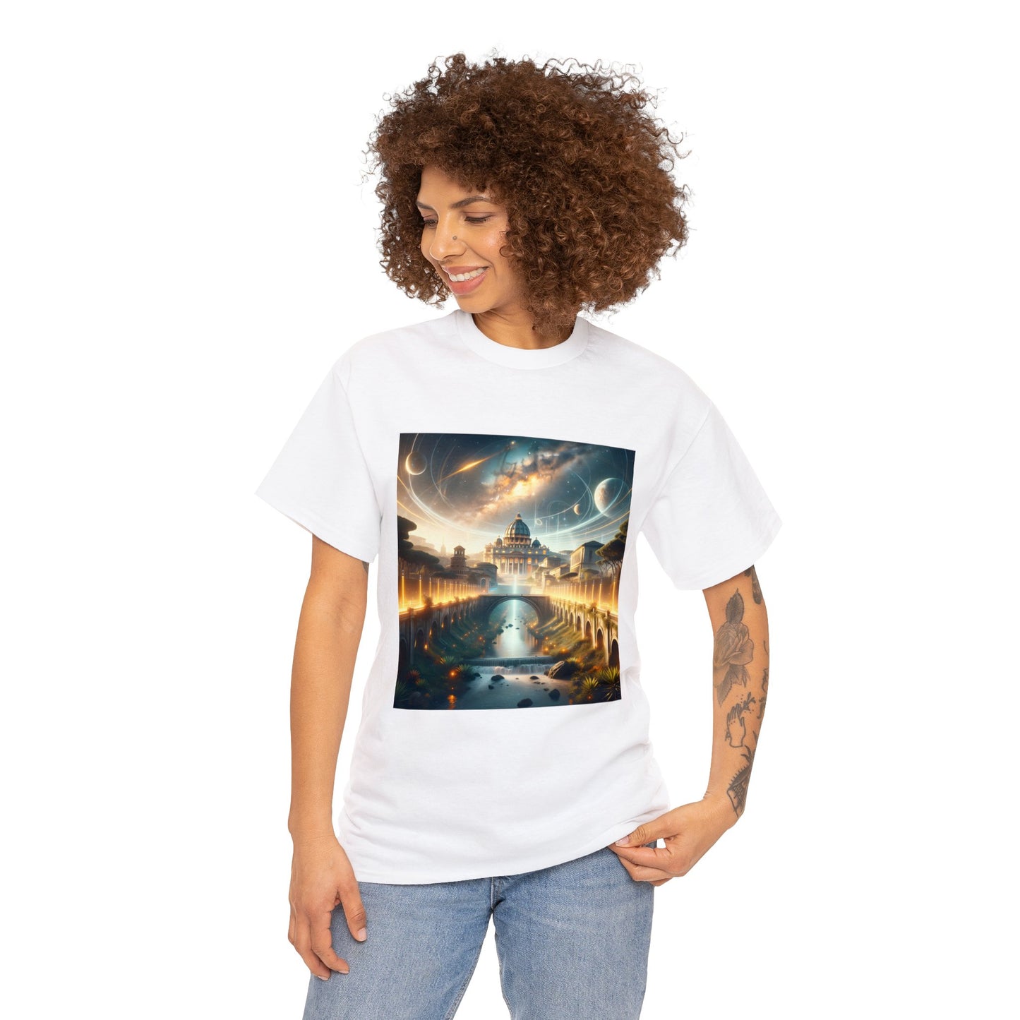 Stellarum Pontifex-Unisex Heavy Cotton Tee