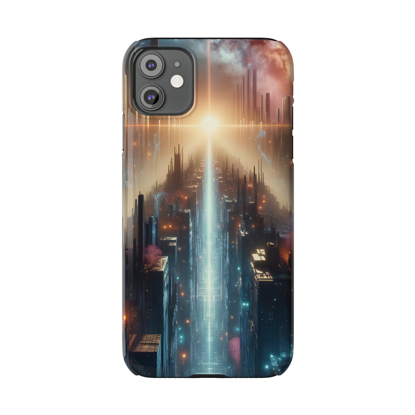 MysticScape or KaleidoSpires-Slim Phone Cases