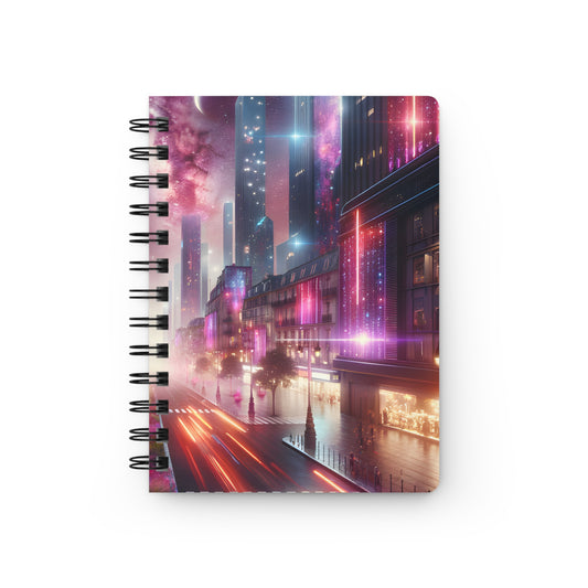 Paris Nightfall-Spiral Bound Journal