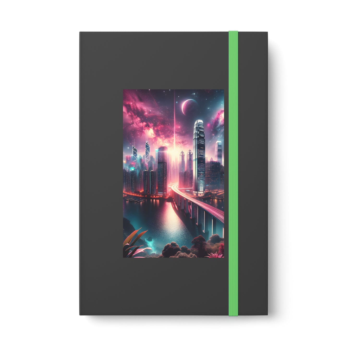 Aqua Skyline-Color Contrast Notebook - Ruled