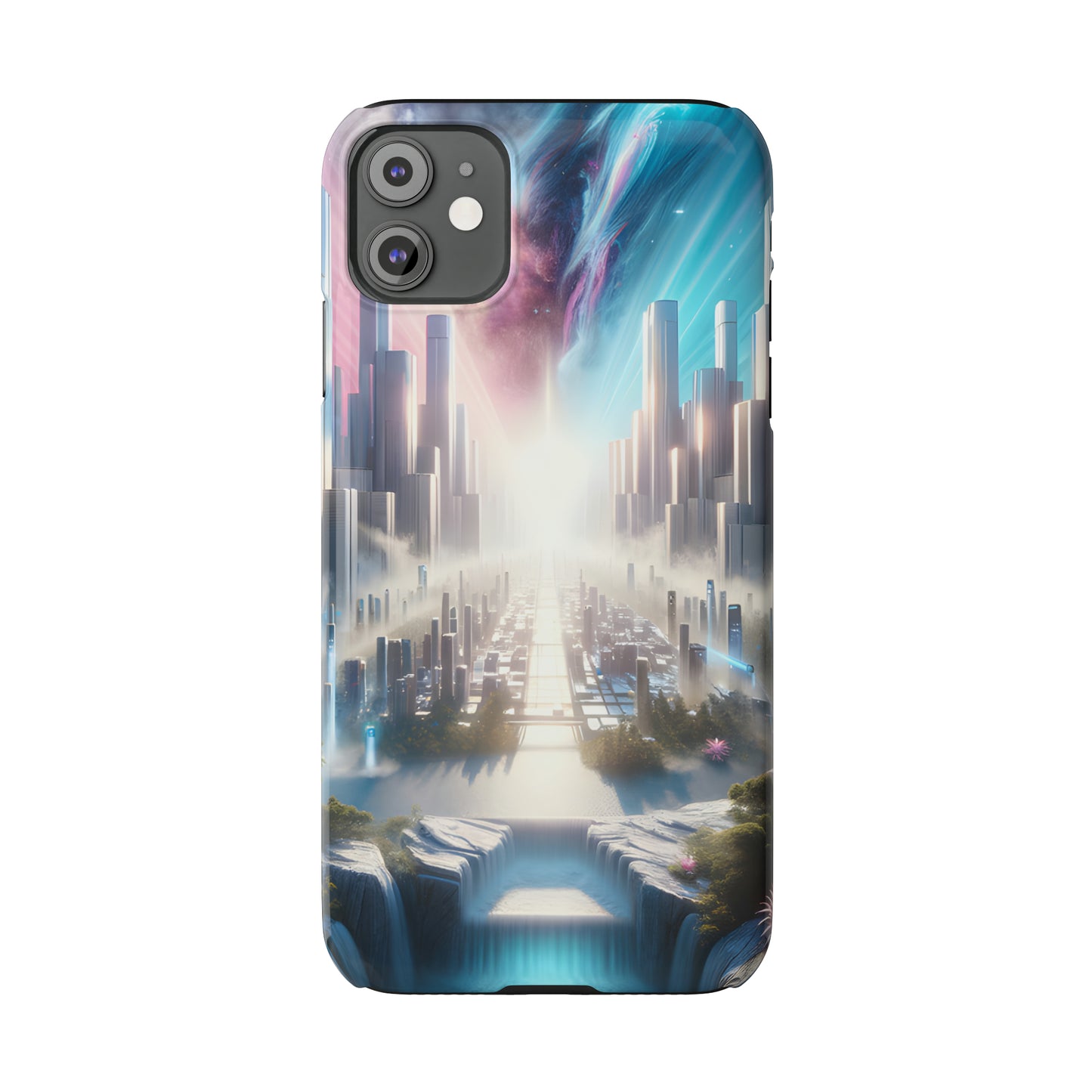 Marble Horizon-Slim Phone Cases