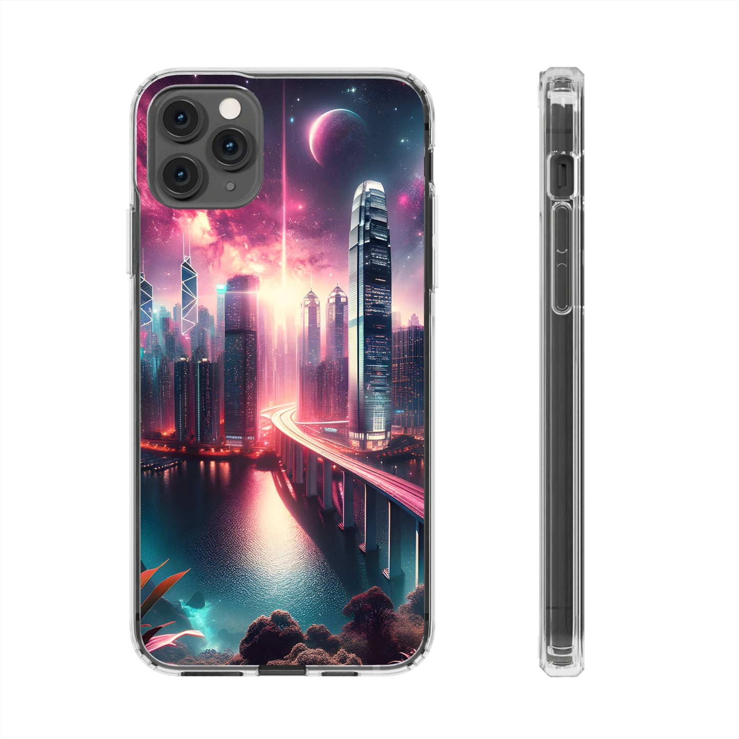 Aqua Skyline-Clear Cases