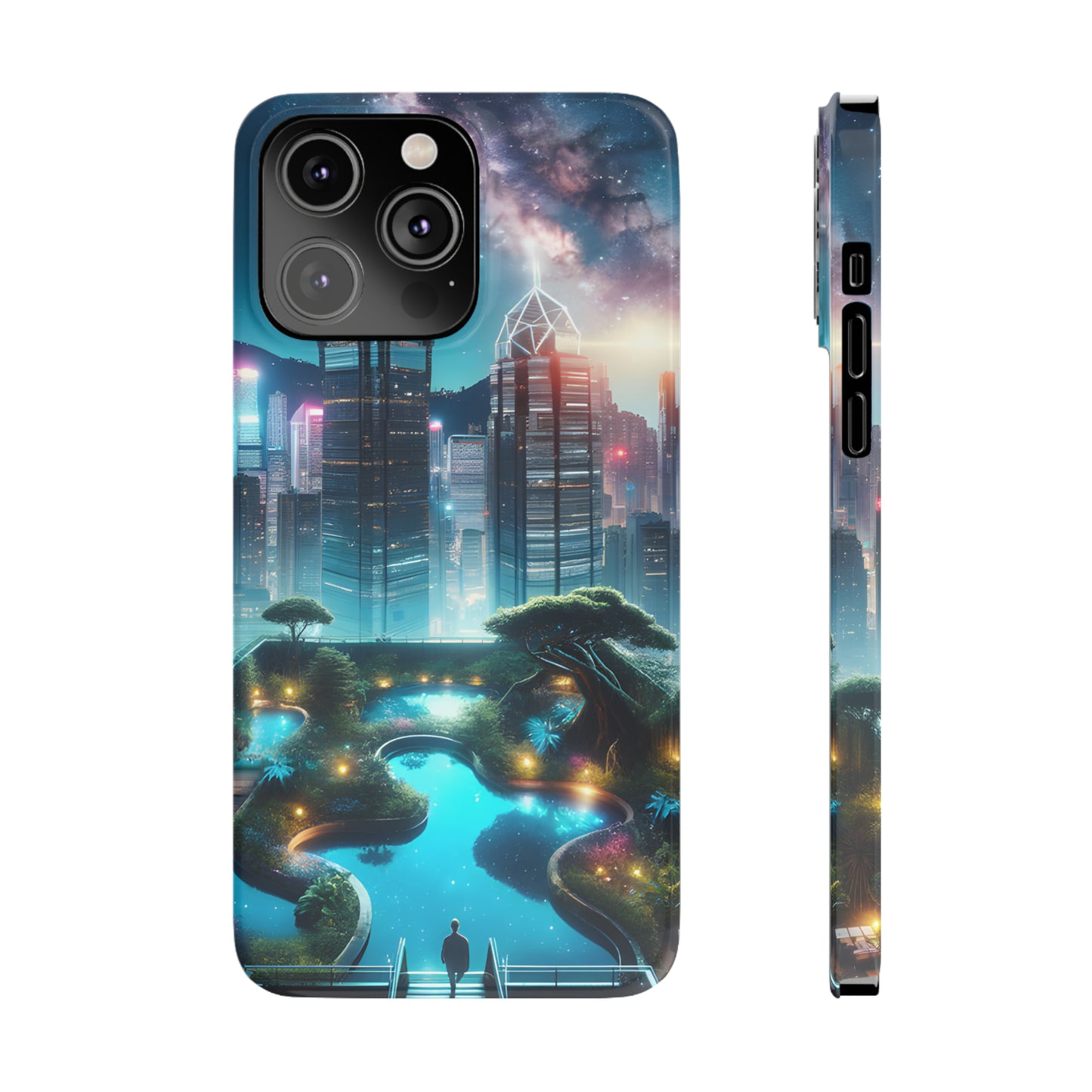 Luminosity Garden-Slim Phone Cases