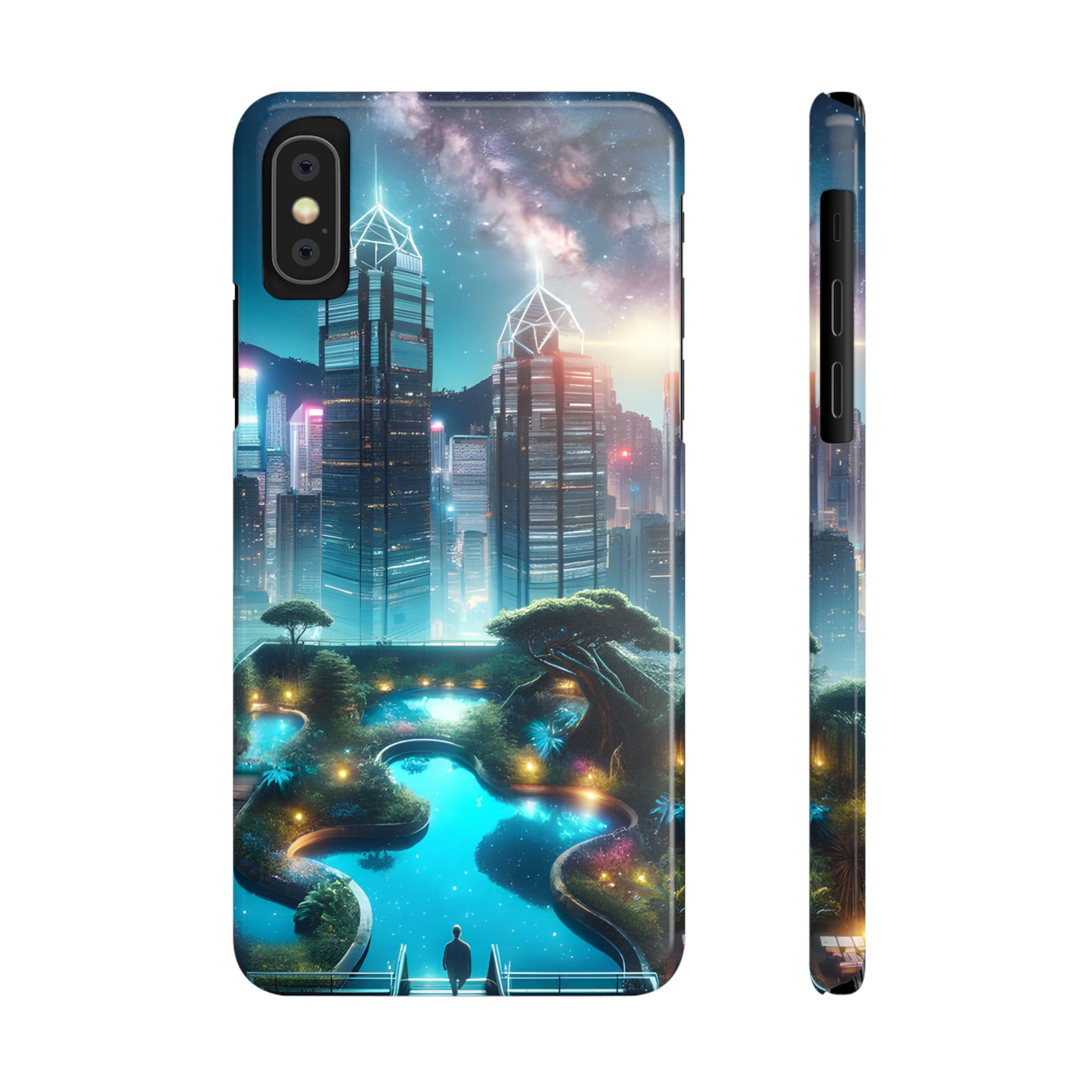 Luminosity Garden-Slim Phone Cases