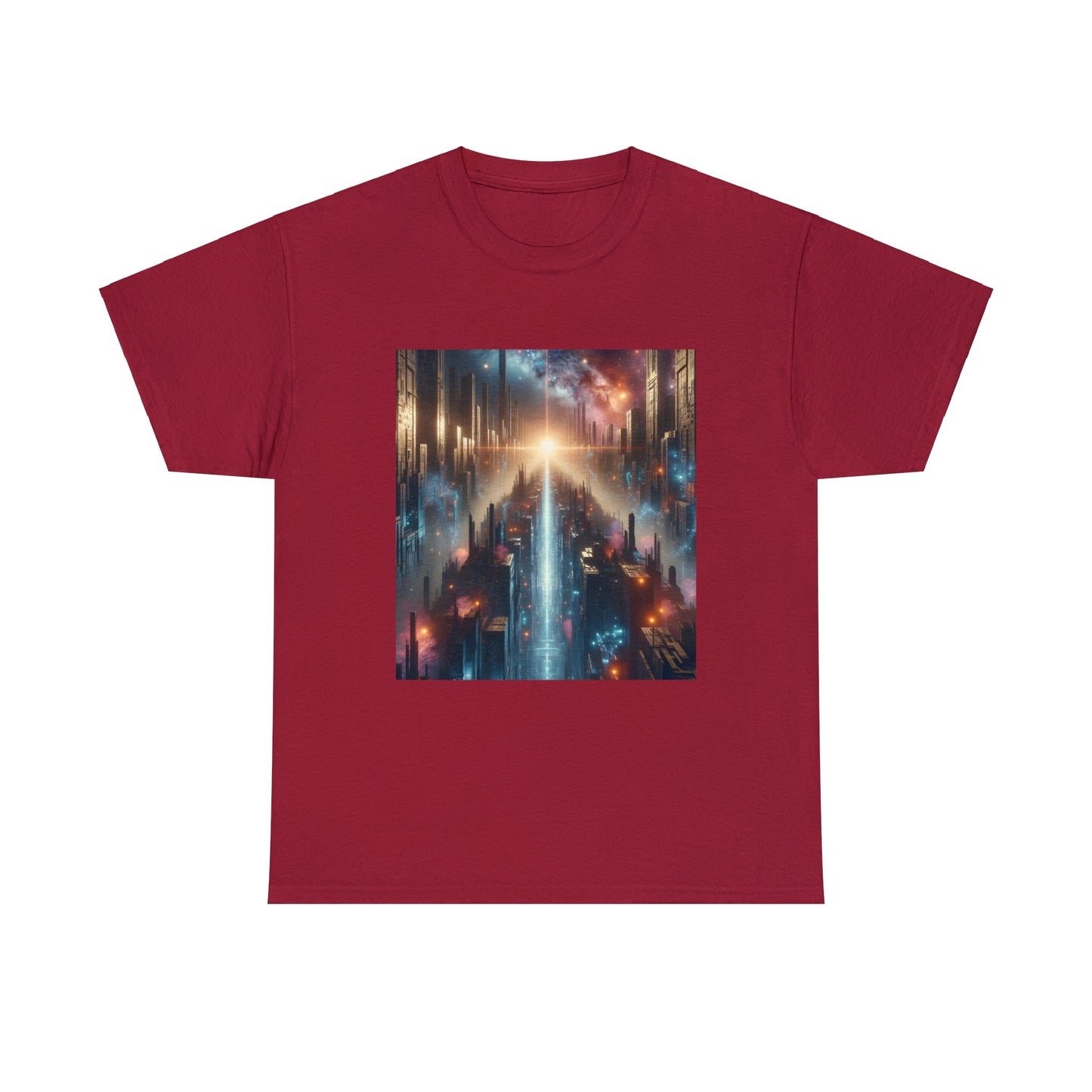 MysticScape or KaleidoSpires-Unisex Heavy Cotton Tee