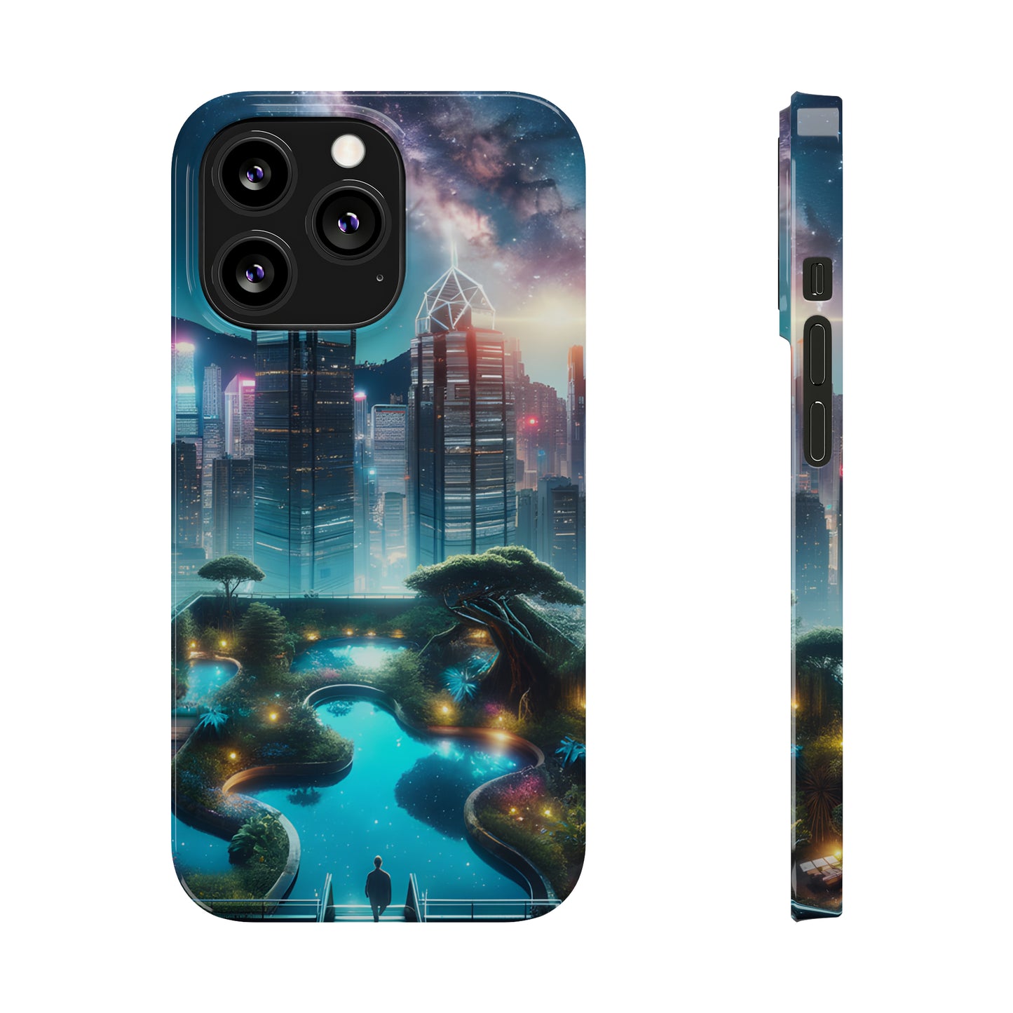 Luminosity Garden-Slim Phone Cases