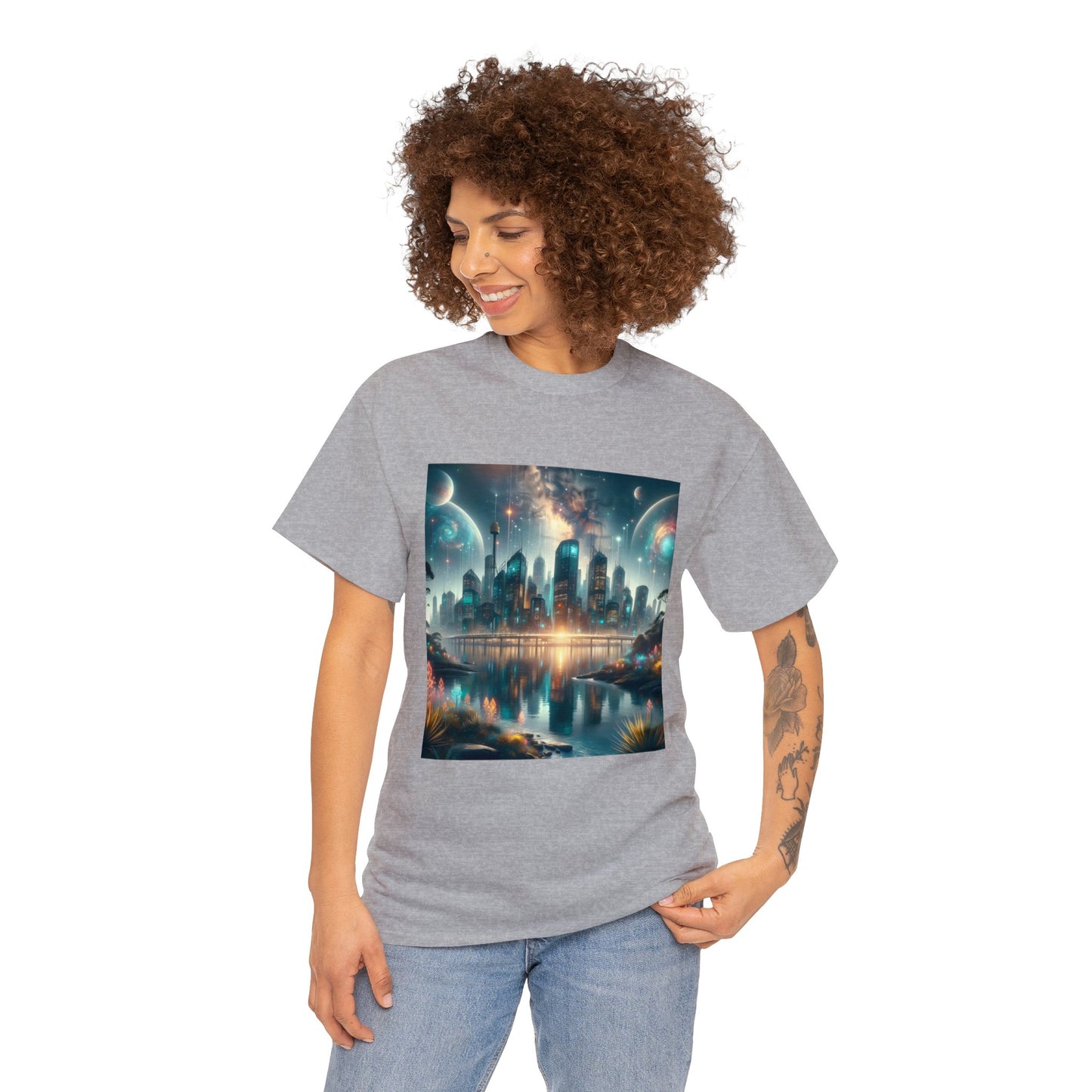 Nova Phosphor-Unisex Heavy Cotton Tee