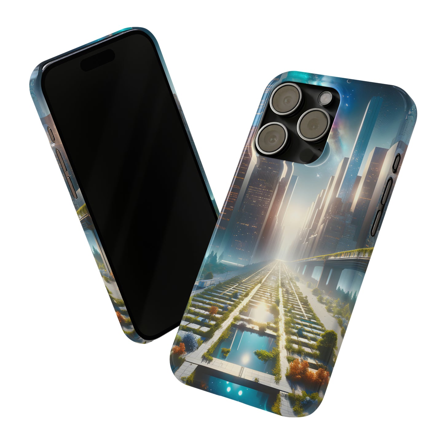 CyberScape Masterworks-Slim Phone Cases