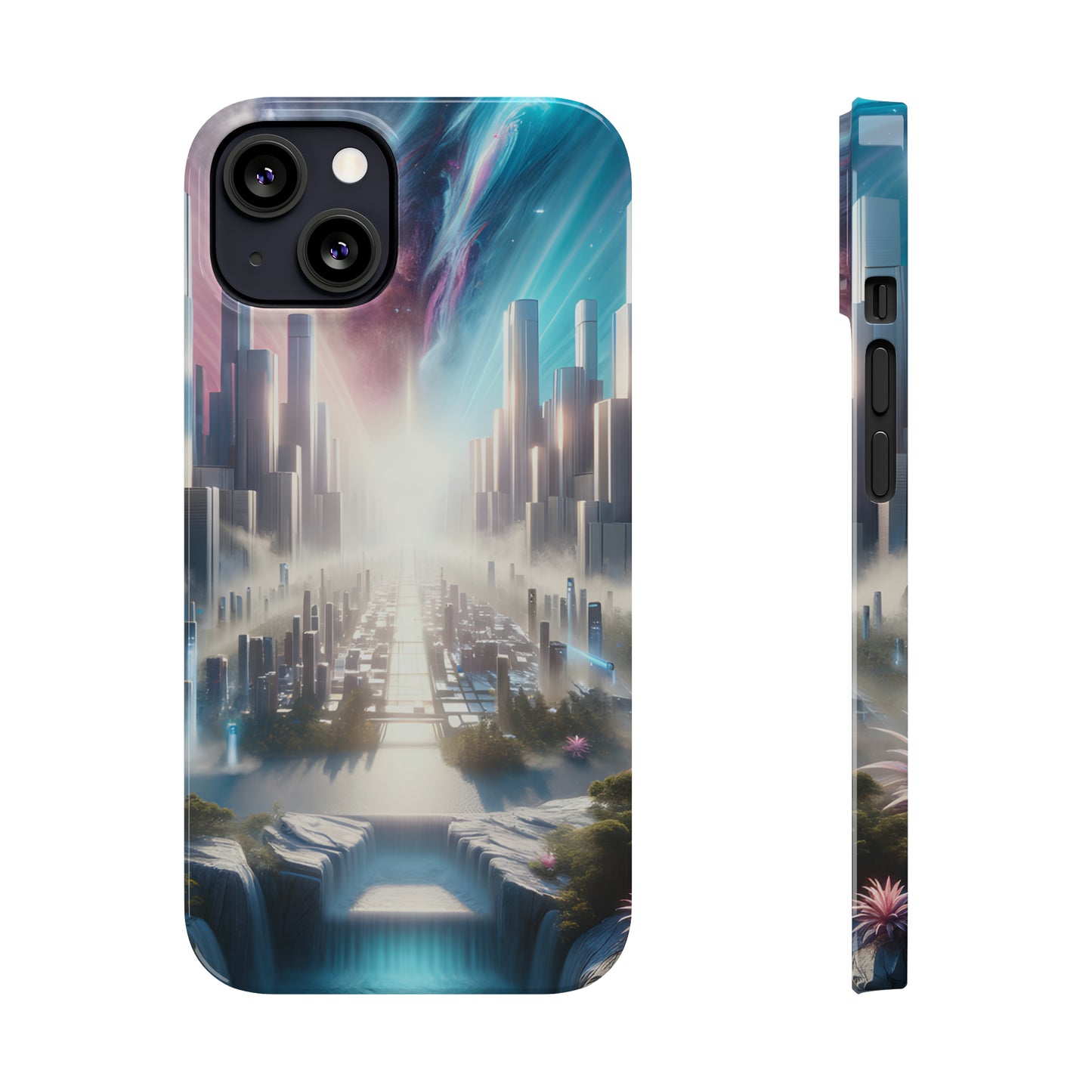 Marble Horizon-Slim Phone Cases