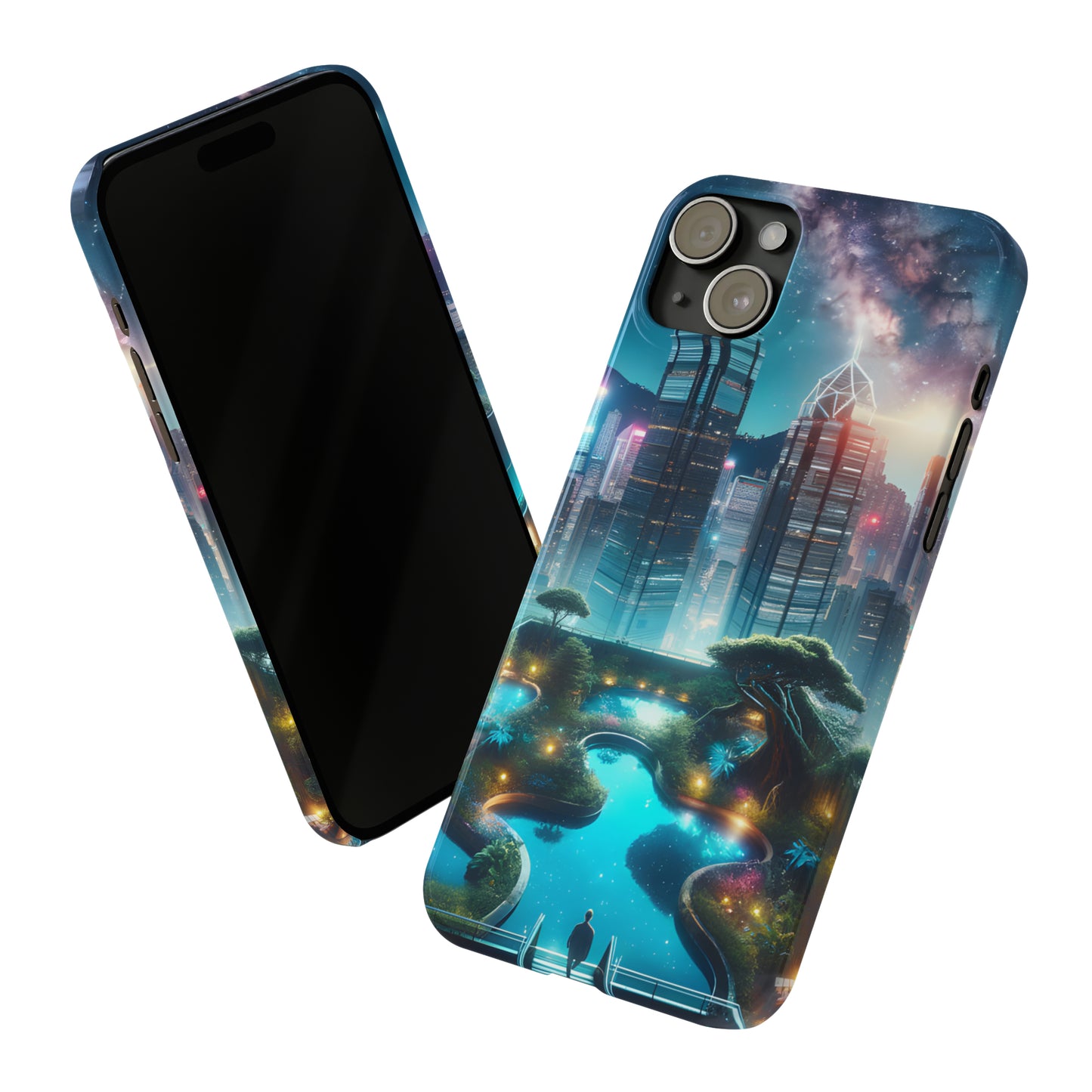 Luminosity Garden-Slim Phone Cases