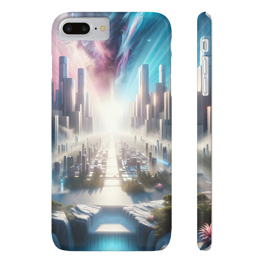 Marble Horizon-Slim Phone Cases