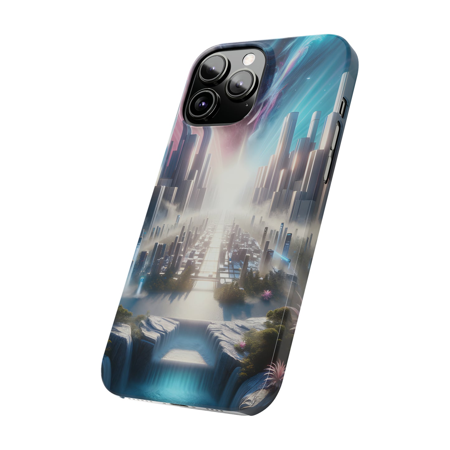 Marble Horizon-Slim Phone Cases