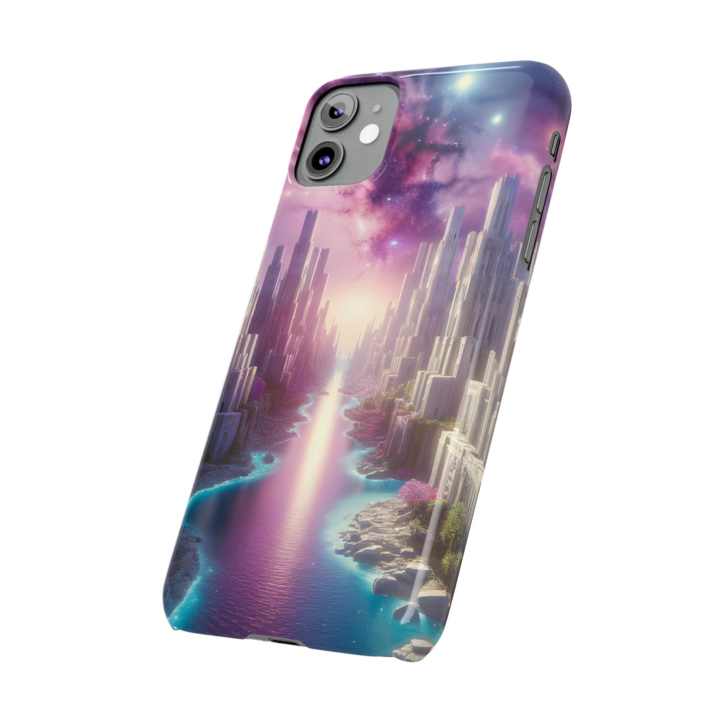 Marble Dreams-Slim Phone Cases