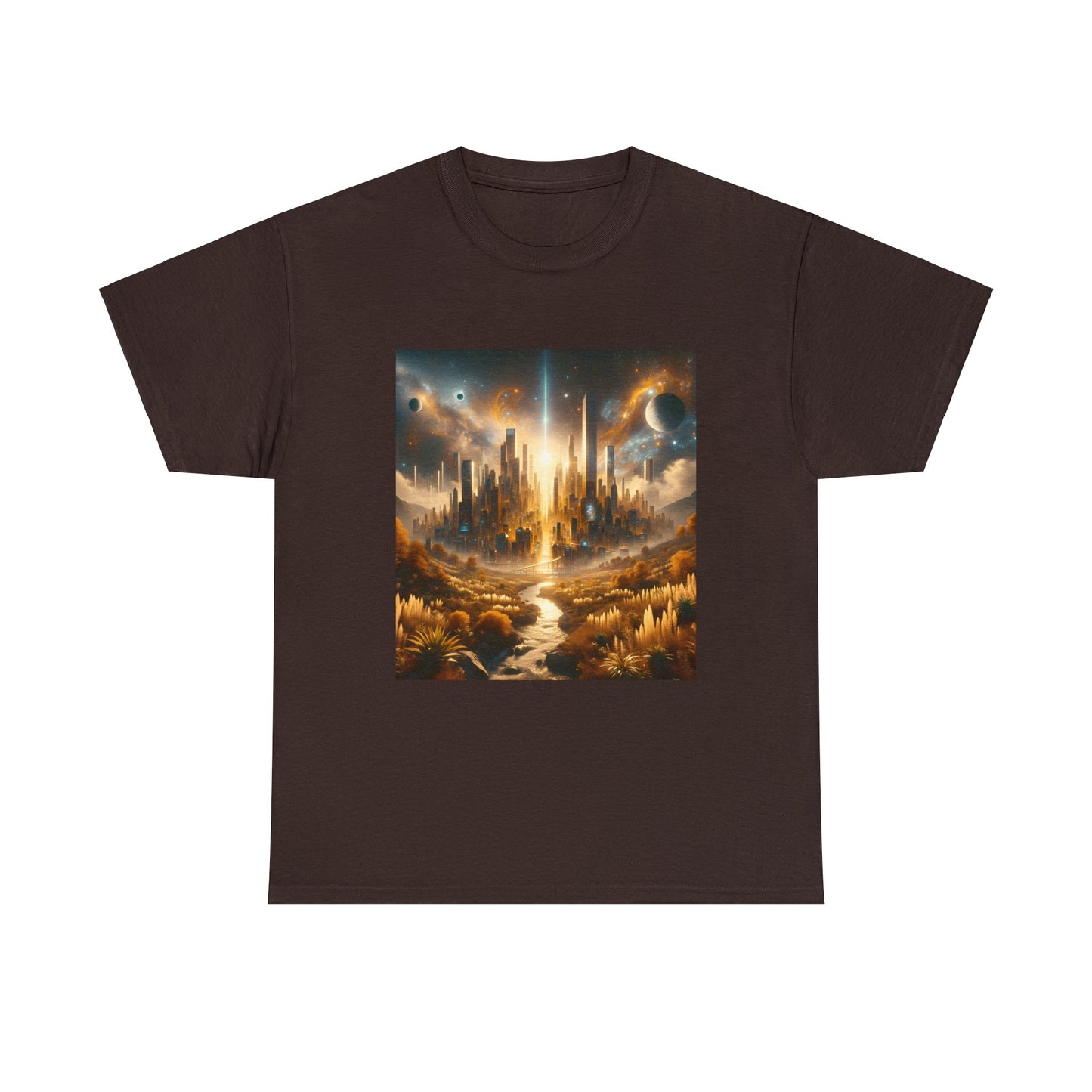 Golden Horizon-Unisex Heavy Cotton Tee