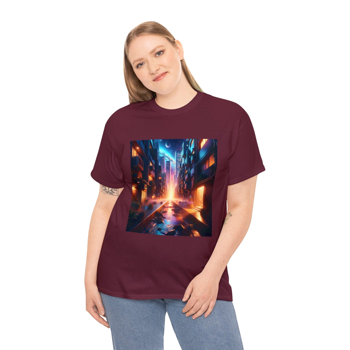 Tokyoglow Visionary-Unisex Heavy Cotton Tee