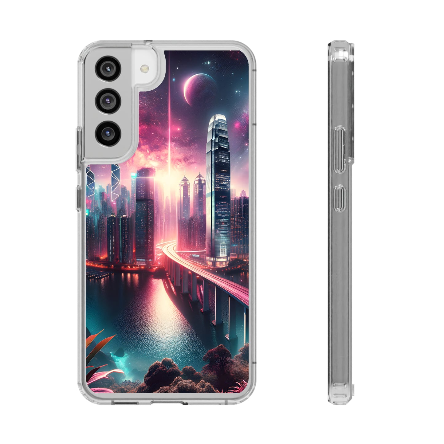 Aqua Skyline-Clear Cases