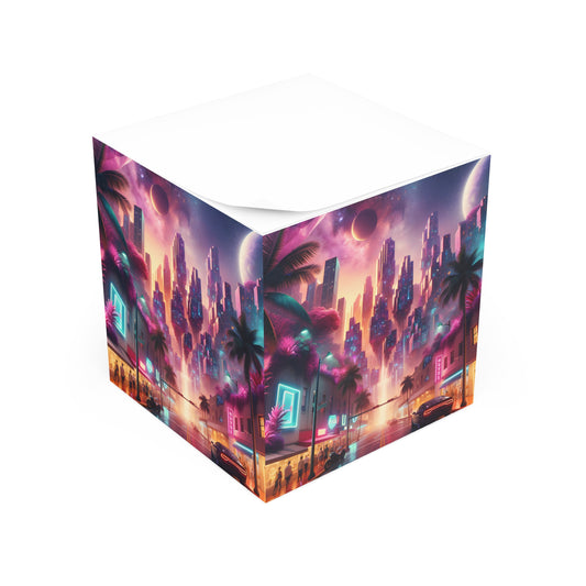 Ruby Skyline-Note Cube