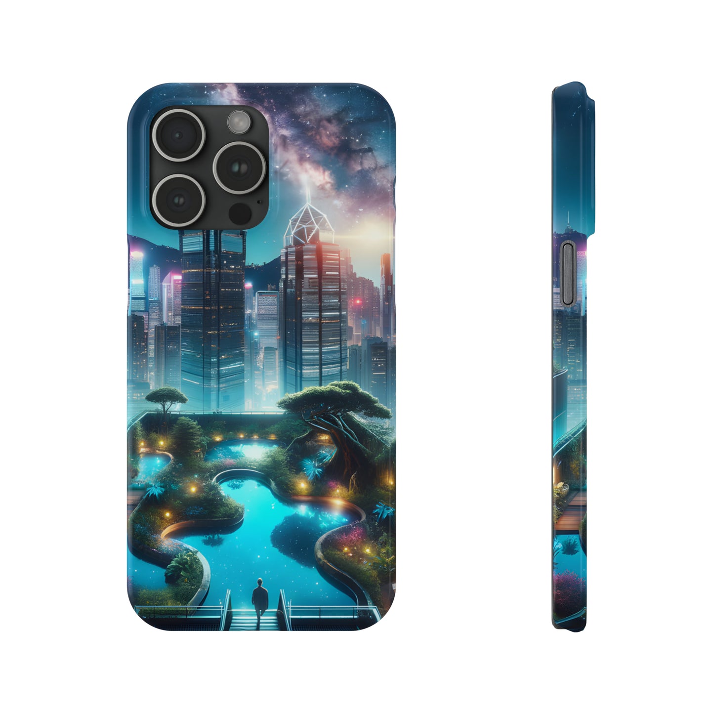 Luminosity Garden-Slim Phone Cases