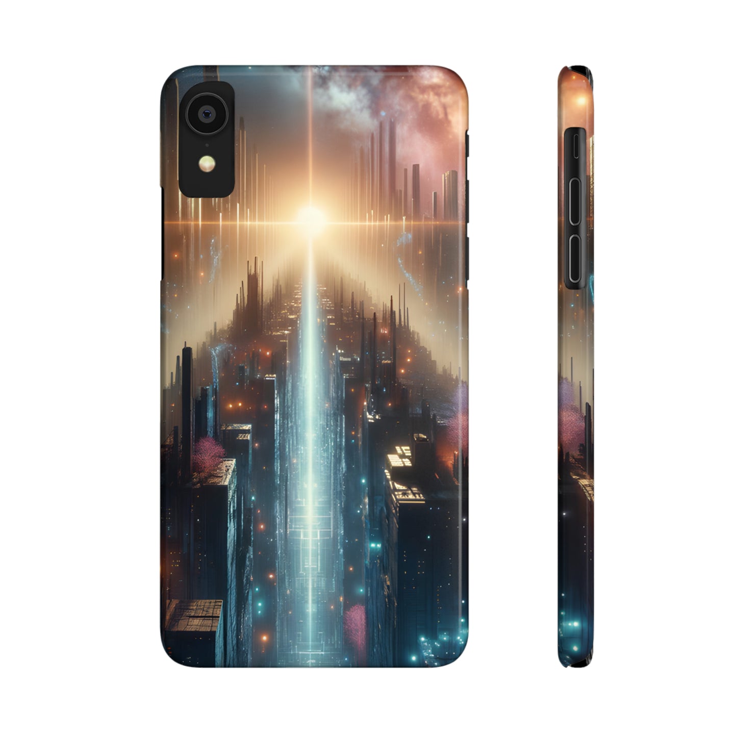 MysticScape or KaleidoSpires-Slim Phone Cases