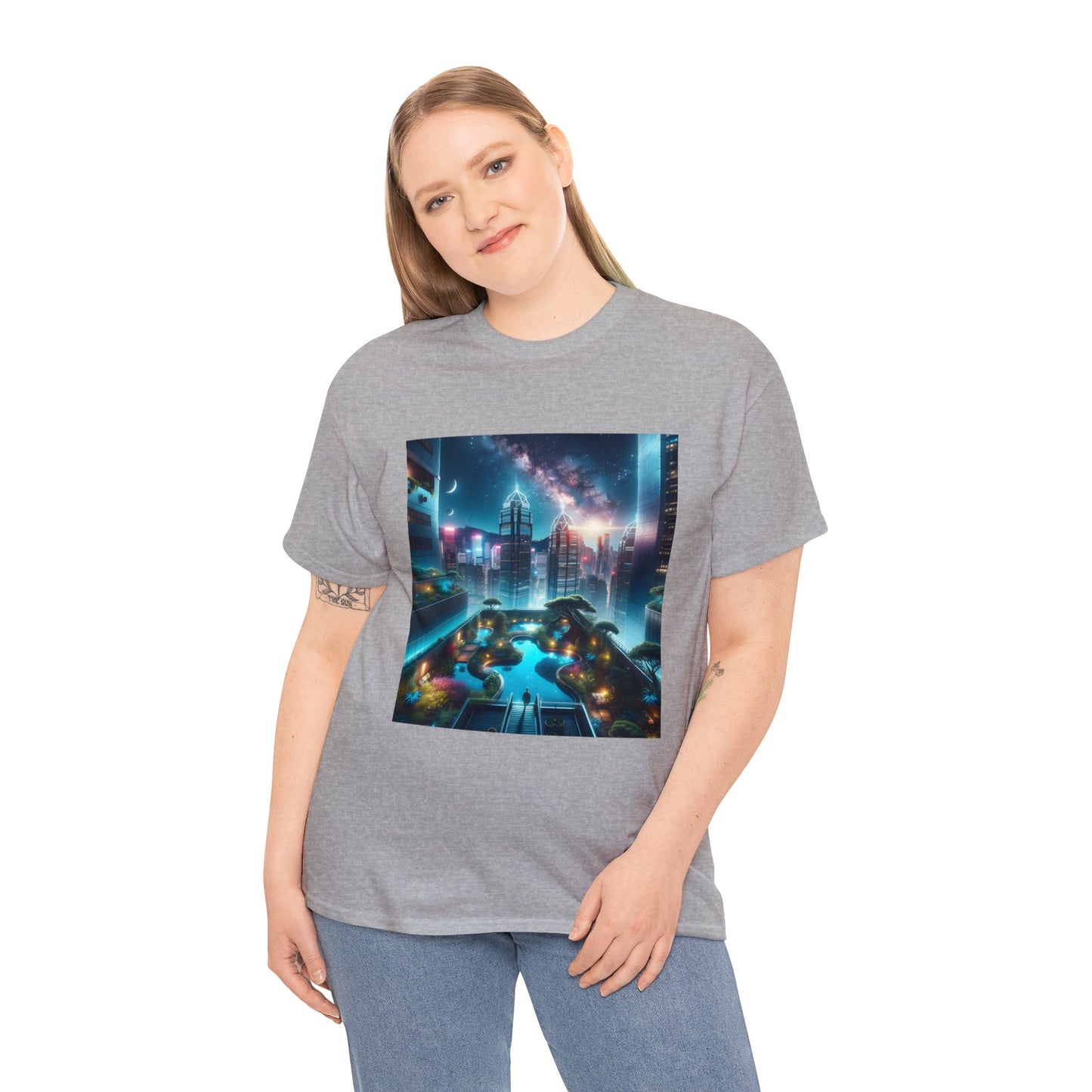 Luminosity Garden-Unisex Heavy Cotton Tee