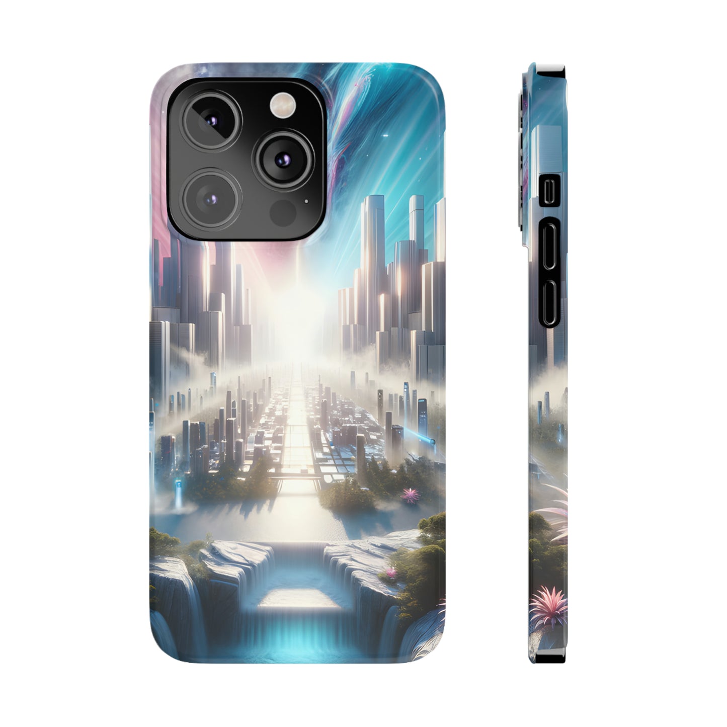 Marble Horizon-Slim Phone Cases