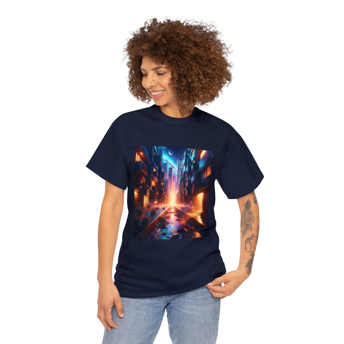 Tokyoglow Visionary-Unisex Heavy Cotton Tee