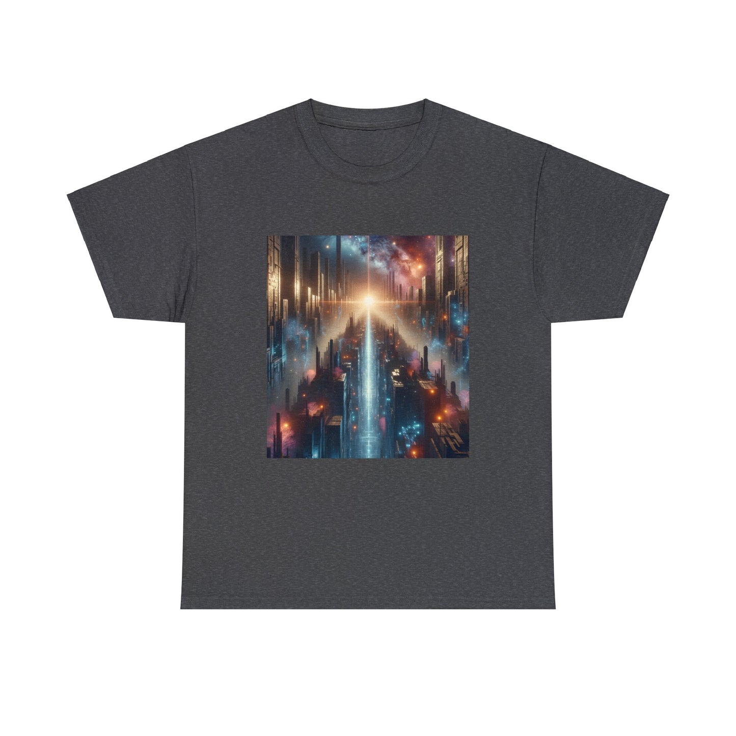 MysticScape or KaleidoSpires-Unisex Heavy Cotton Tee