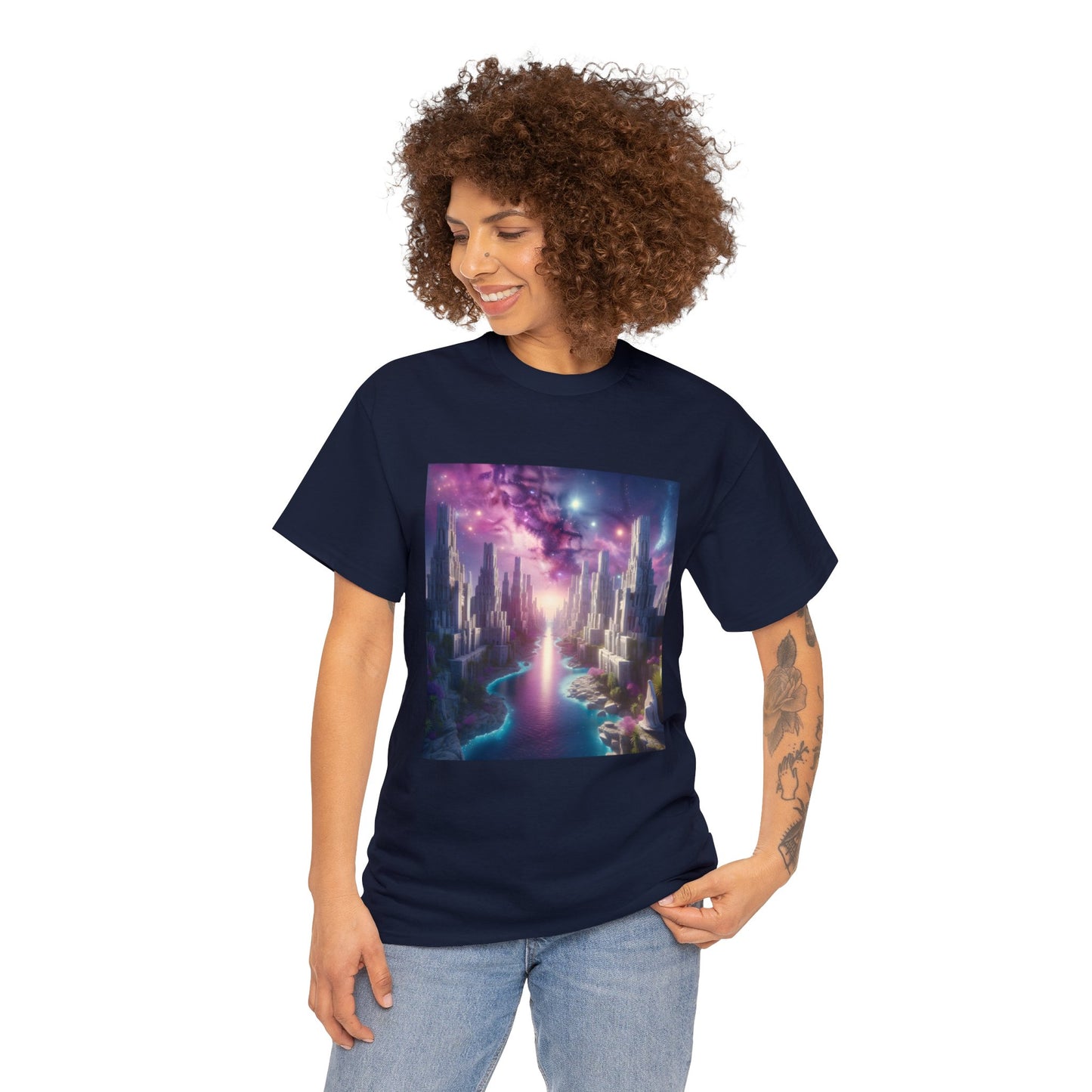 Marble Dreams-Unisex Heavy Cotton Tee