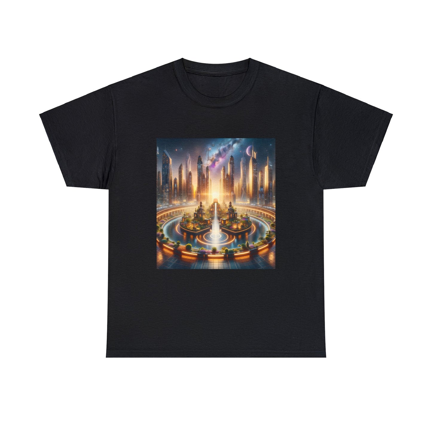 Nebula Gardens-Unisex Heavy Cotton Tee