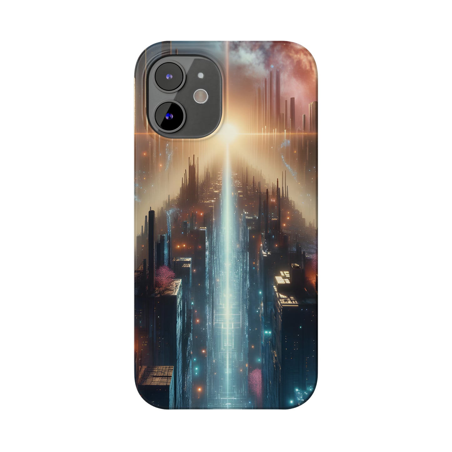 MysticScape or KaleidoSpires-Slim Phone Cases