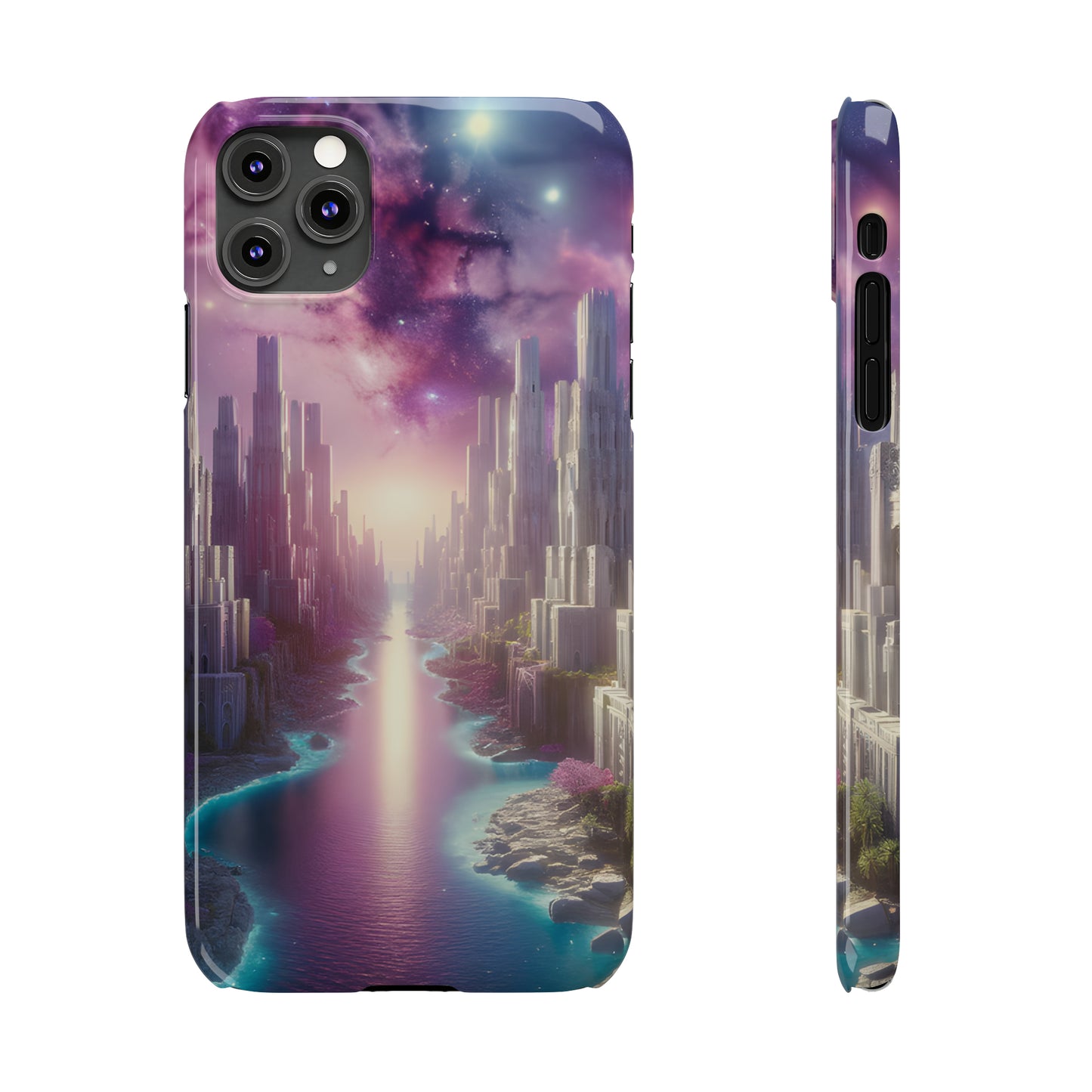 Marble Dreams-Slim Phone Cases