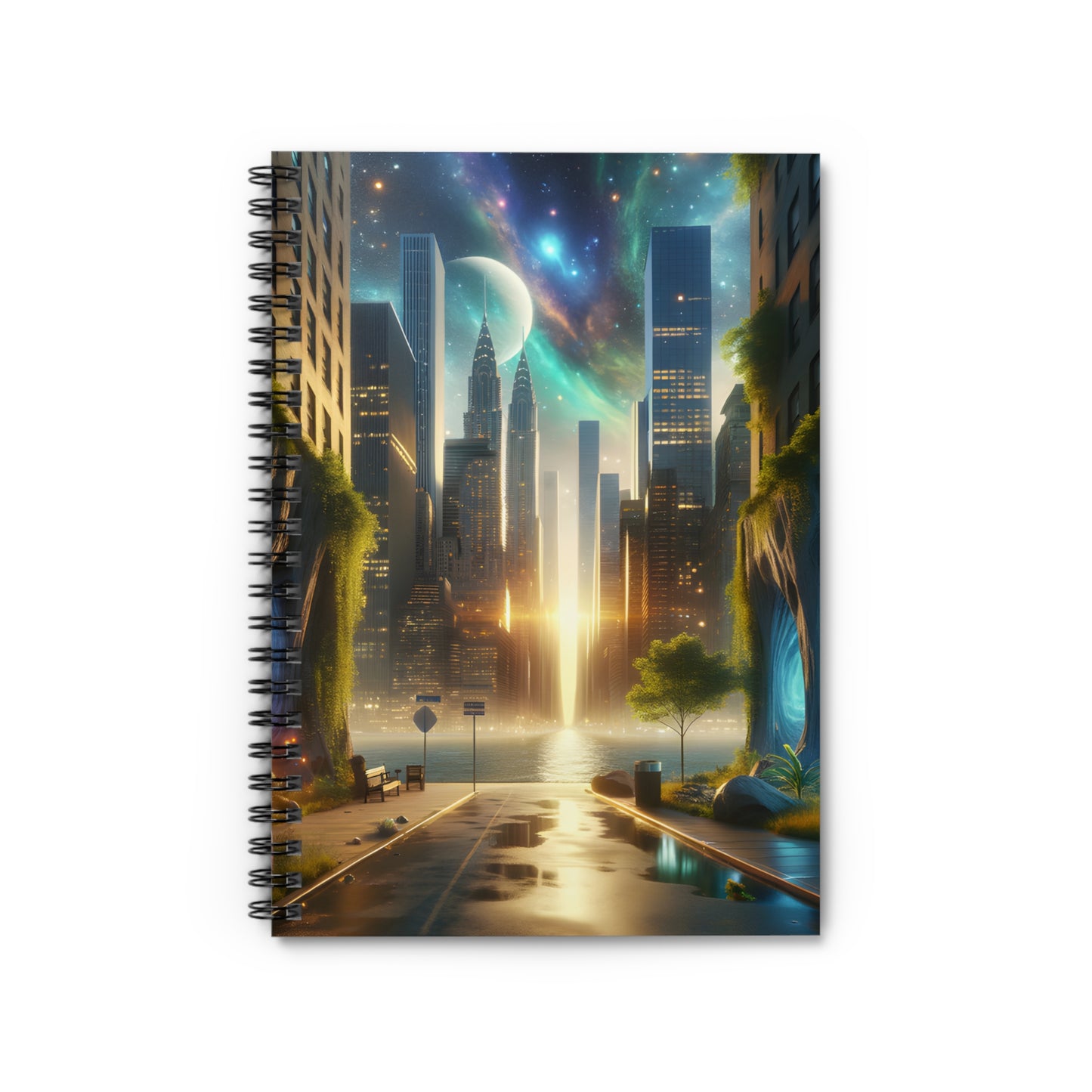 Skyward Visions-Spiral Notebook - Ruled Line