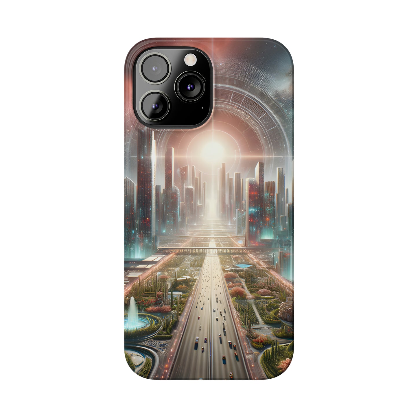 Vegas Vortex-Slim Phone Cases