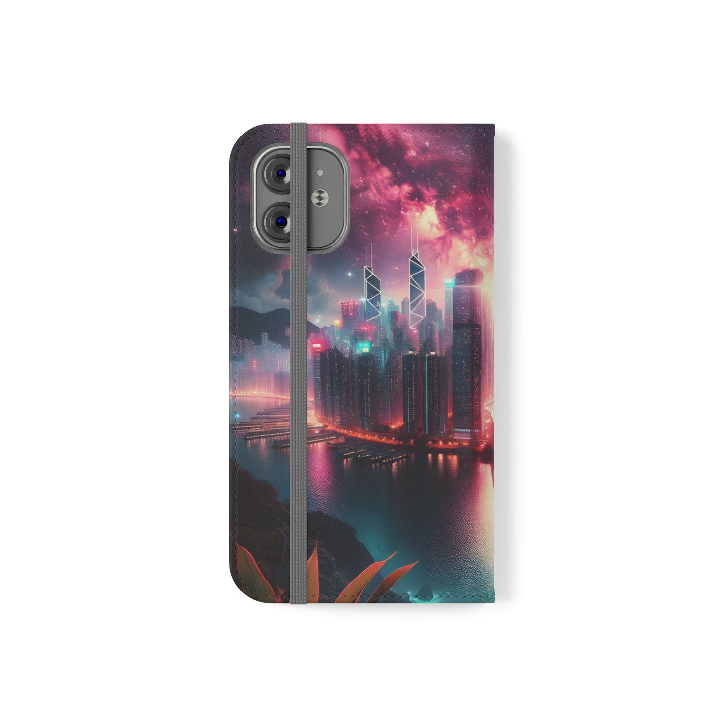 Aqua Skyline-Flip Cases