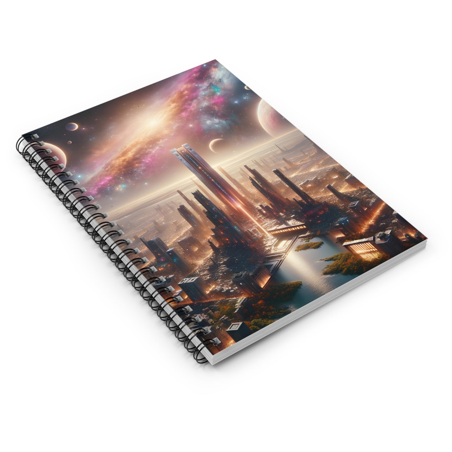 Luminaris Diamond-Spiral Notebook - Ruled Line